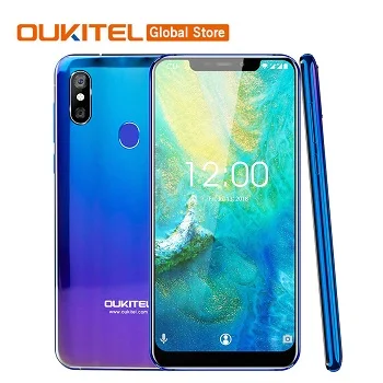 OUKITEL U23 6,1" 18:9 Android 8,1 MT6763T Helio P23 Восьмиядерный 6 ГБ 64 Гб 3500 мАч 16 МП беспроводной заряд лица ID мобильный телефон