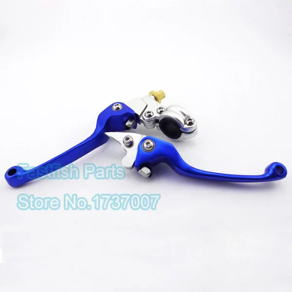 Blue Brake Clutch Levers ASV 1st LL For Chinese 50cc 250cc SDG SSR