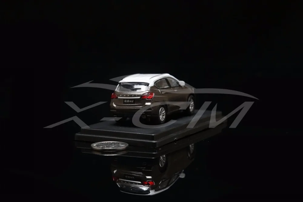 Модель литая автомобиля Great Wall Haval H2 1:64 (коричневая с Белой Крышей)|diecast car models|car