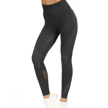 

Women Booty Squat Proof Slim Capris Fitness Black Workout Yogaing Pant Butt Lift High Waist Nylon Casual Seamless Gyms Leggings