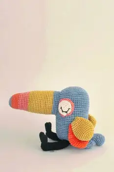 

crochet armigurumi rattle film character bird model number 842