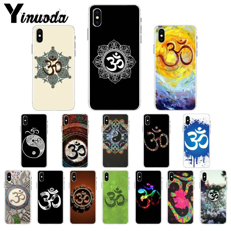 11pro MAX Aum Om Yoga Мягкий силиконовый прозрачный чехол для телефона iPhone X XS 6 6s 7 7plus 8 8Plus 5