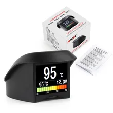 Ancel a202 obd2 scanner wassertemperaturanzeige digital voltage meter drehzahlmesser geschwindigkeitsmesser display fahr computer-code reade