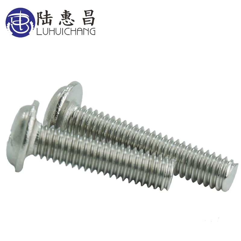 Бесплатная доставка винты luchang M6 * 8 Pan Electronic 304 из нержавеющей стали Phillips с шайбой