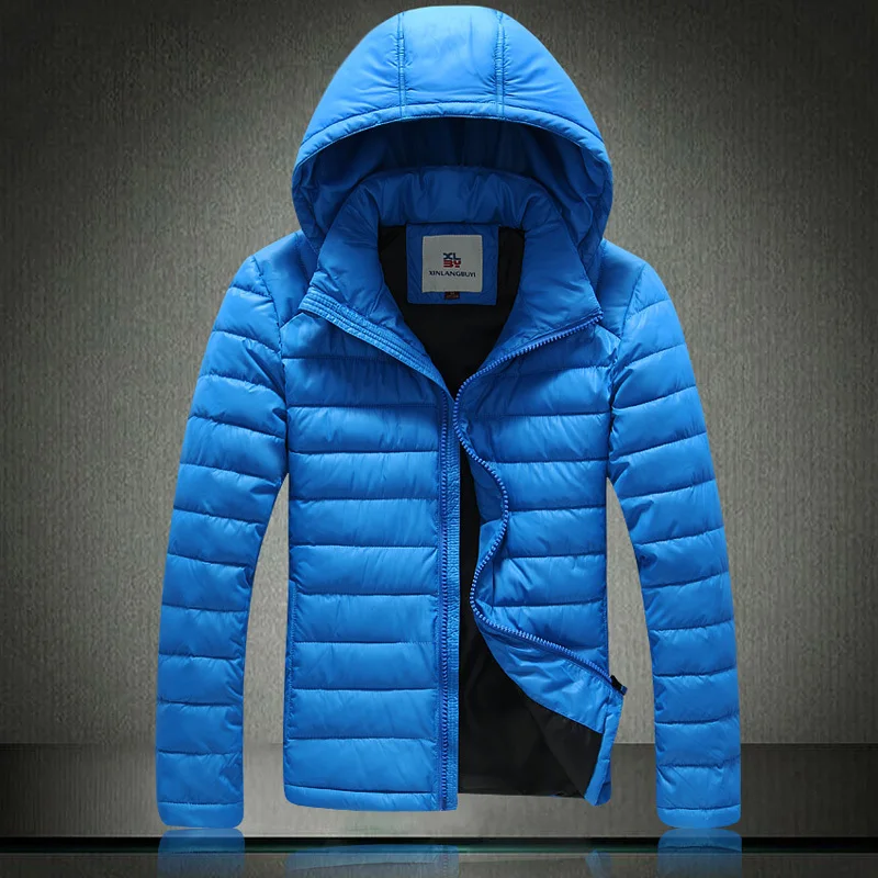 ФОТО freeshipping new plus size 3xl winter jackets fashion casual cotton-padded jacket men slim winter jacket men outerwear