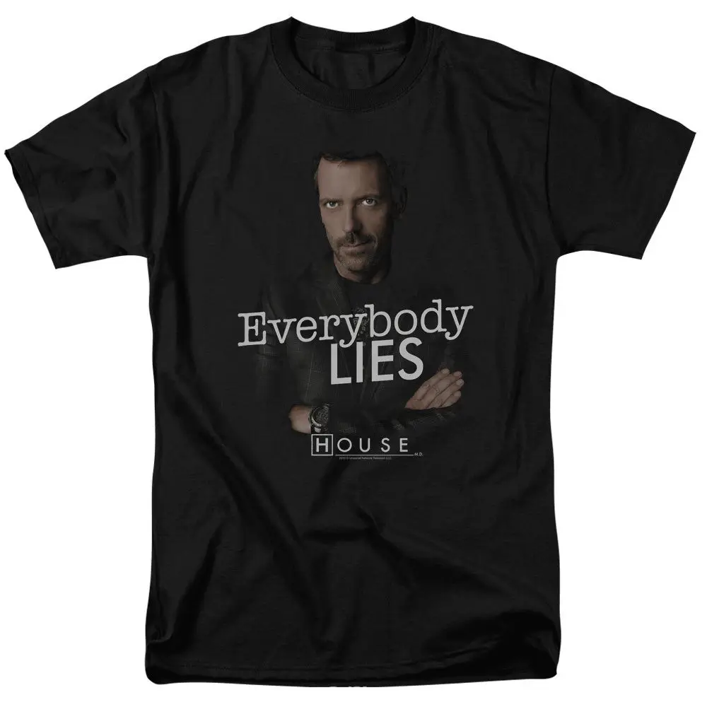 House TV Show Dr. Gregory House Everybody Lies Tee Shirt Adult S 3XLin