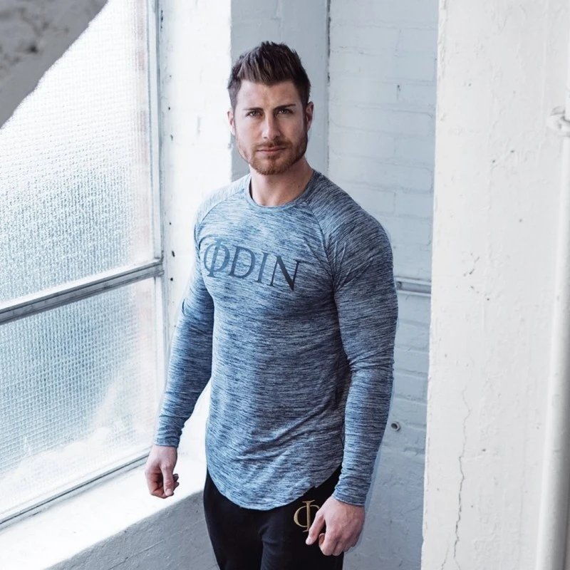 Men Long Sleeve T Shirt Sport gym shirt (5)