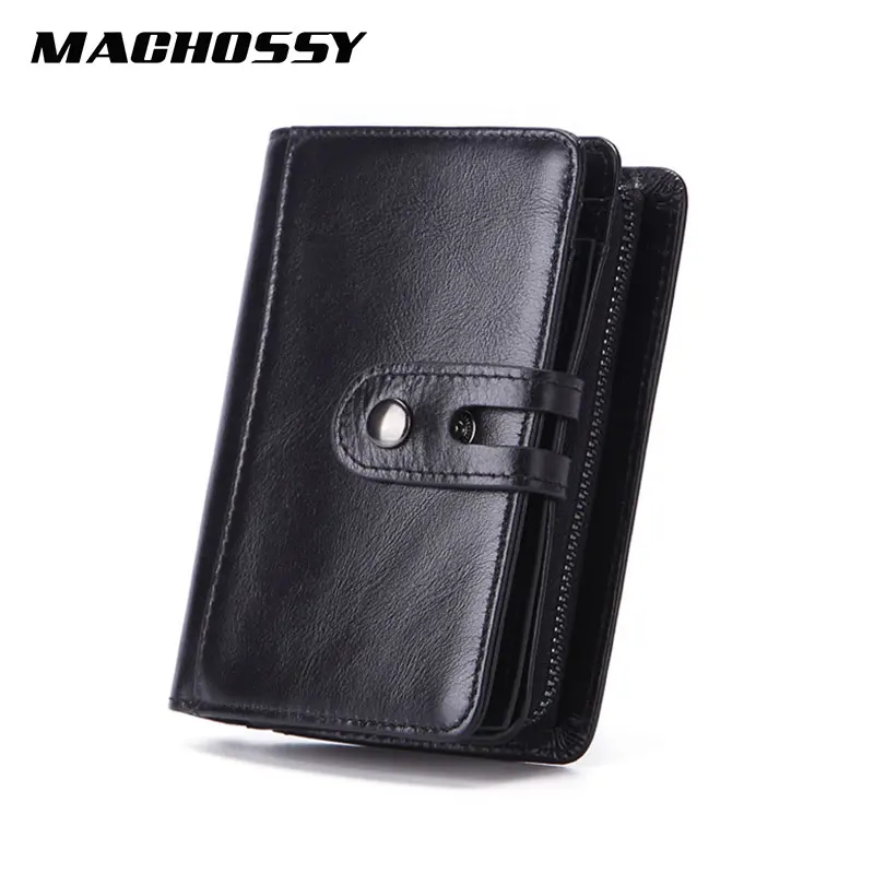 

New Arrival Genuine Cow Leather Wallet Men Coin Purse Male Hasp Small Min Walet Card Pocket Fashion Wallets Real Skin Purse
