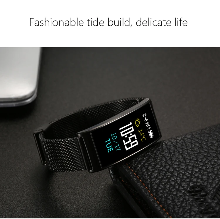 New Waterproof Smart Fitness Bracelet Pedometer Blood Pressure Smart Wristband Android iOS Fitness Tracker