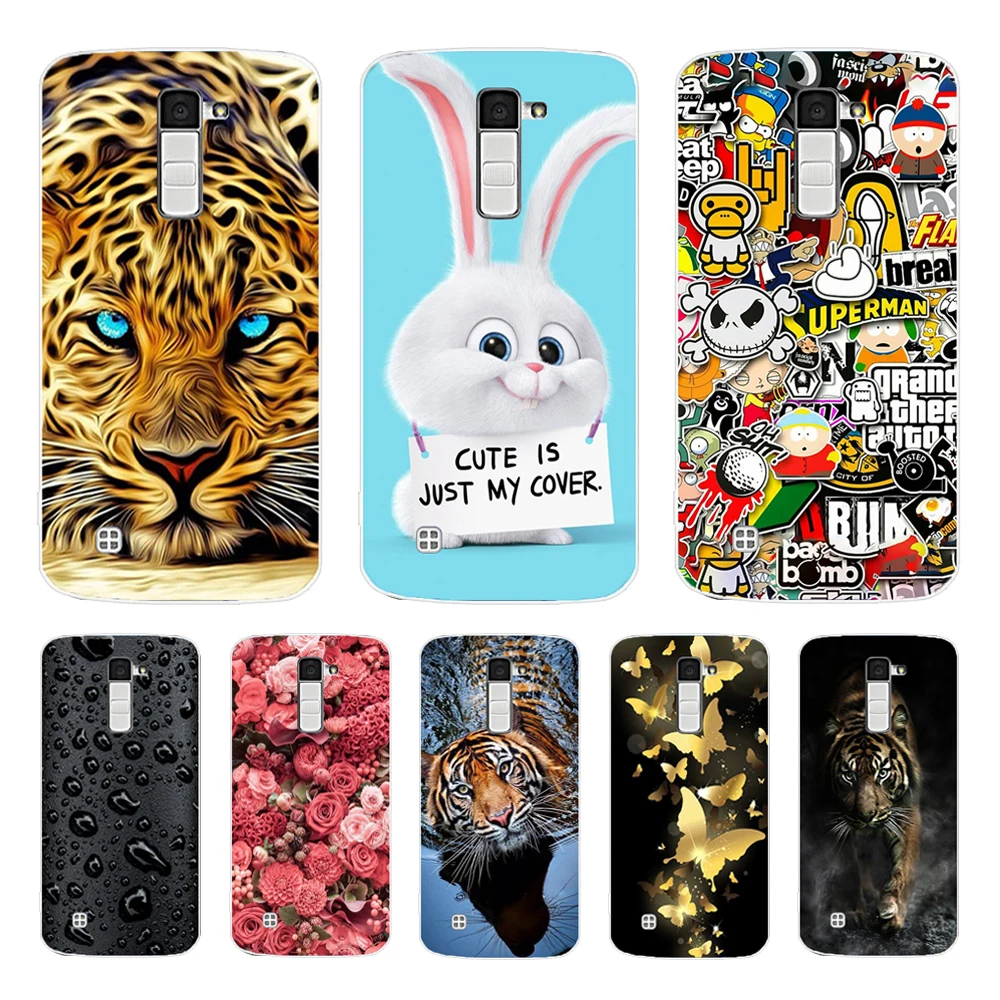 

Case For LG K10 2016 Soft Silicone TPU Cool Pattern Printed Phone Cover For LG K 10 2016 Case