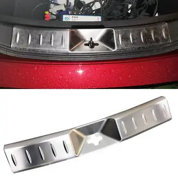 

Stainless Steel Inner Rear Bumper Protector Sill Trim 1pcs For Nissan Leaf 2018
