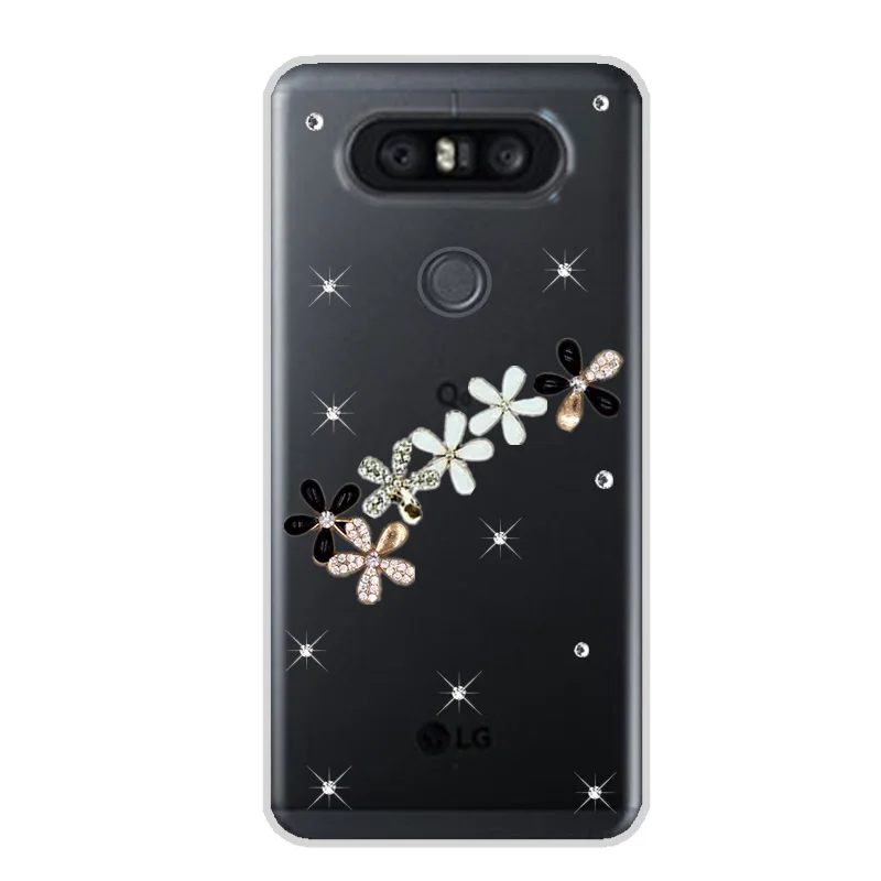Q8 блестящий чехол со стразами для LG K10 2018 K8 2017 K4 V20 V30 Plus V40 ThiQ Q6 G4 G5 G6 mini X Style Power Spirit K40