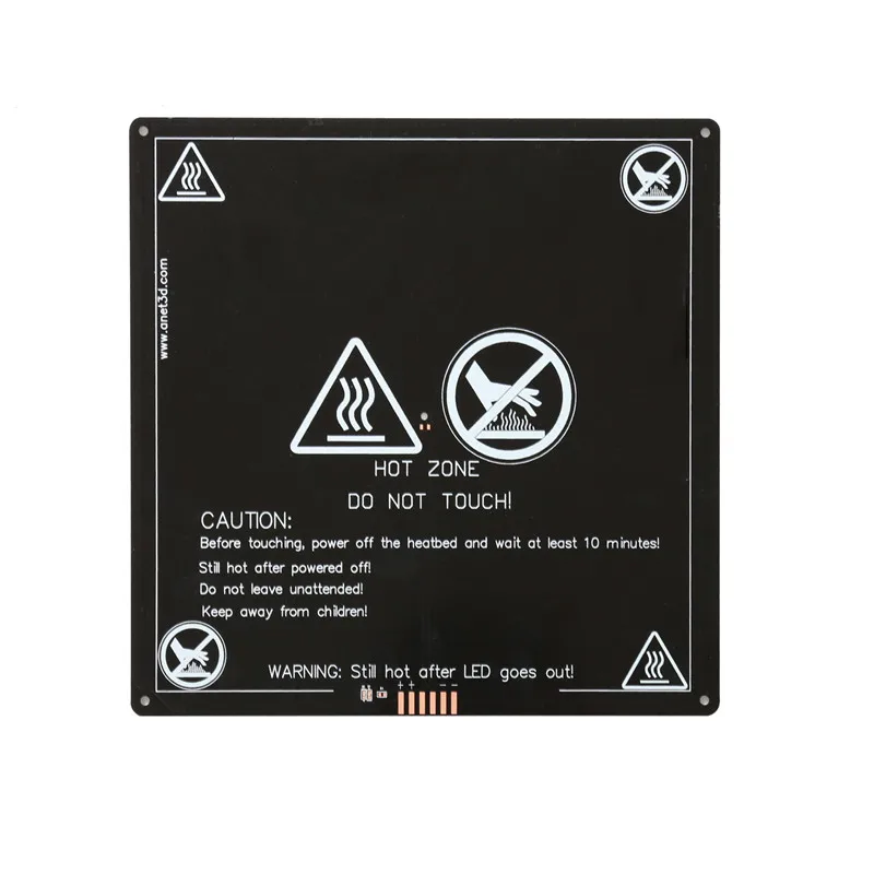

Funssor reprap Prusa Anet MK3 aluminum heated bed aluminum heating plate heated build platform improved edition 3mm thick