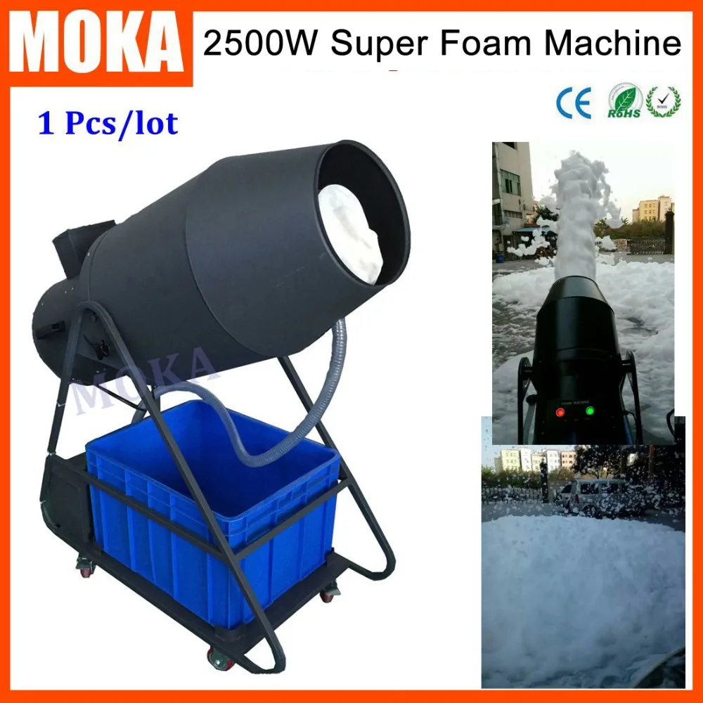 2500W Big Size Universal Effects Cryo Foam Party Machine Jet Foam