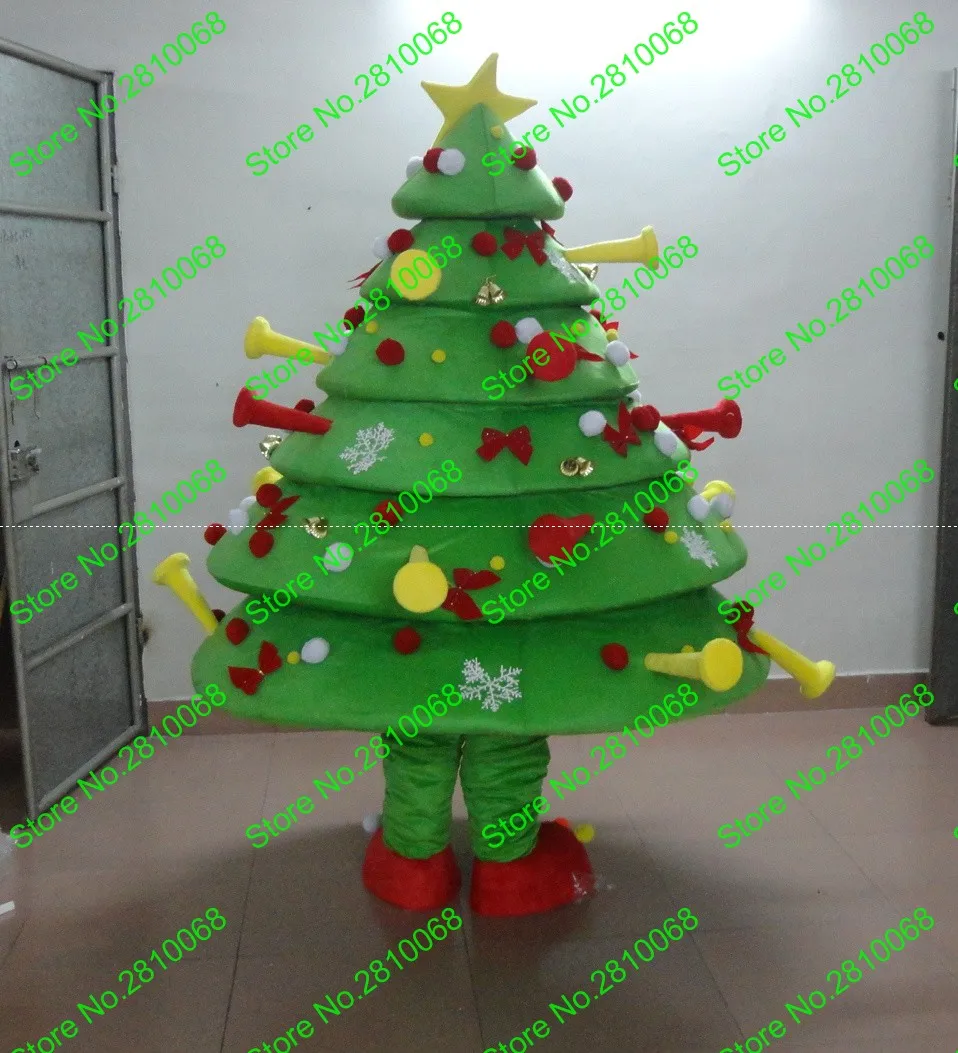 Membuat Bahan EVA Salju Pohon Natal Maskot Kostum Krayon Kartun