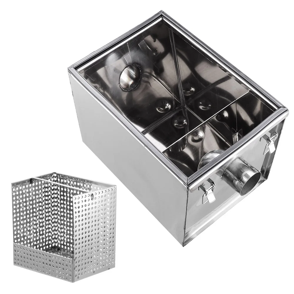 

Grease Trap Interceptor tank 8 lbs. Capacity 5 GPM for Restaurant