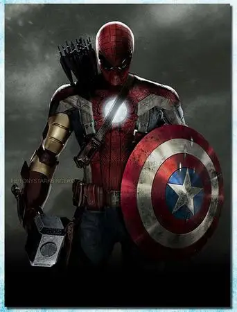 

Captain America 3 Hot Movie Superhero Art Wall Decor Silk Print Poster