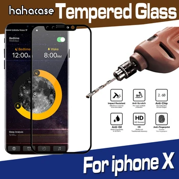 

50pcs Printing Full Hard Edge Tempered Glass For iPhone 11 Pro Max XS XR X 8 7 6 6S Plus Screen Protector Protective Gurad Film