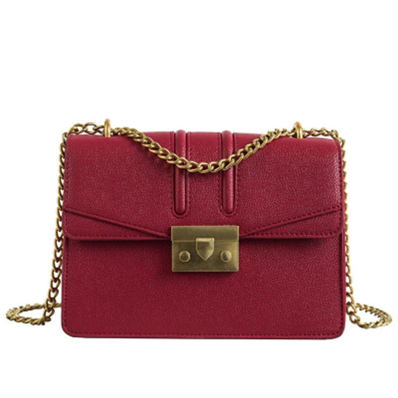 

2019 four seasons new high-end sense chain portable large-capacity small square bag fashion wild single shoulder slung handbag
