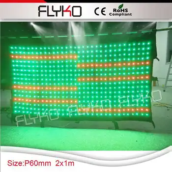 

Free Shipping 2015 new inventions stage backdrop soft led video curtain