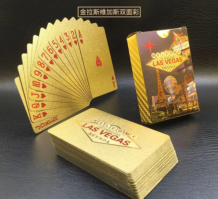 Золотой фольги доллар Евро Стиль Пластиковый покер игральные карты водонепроницаемый забавная игровая доска подарок для игры держатели карт