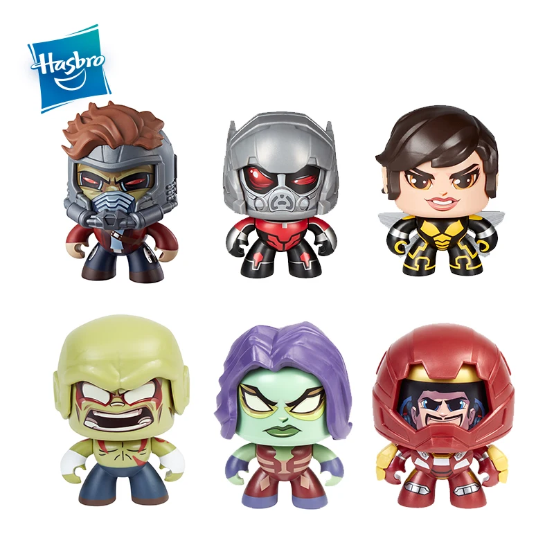 Hasbro Мстители Marvel Mighty Muggs Капитан Америка Человек-паук Халк Грут 3 мимики Коллекционная фигурка игрушка подарок