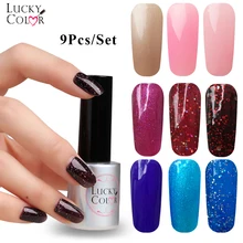 9 шт./компл. лак для ногтей гель Гибридный! полупостоянная био-Гели Soak Off УФ светодиодный 10 мл лаковое покрытие все для ногтей маникюр основа под лак набор