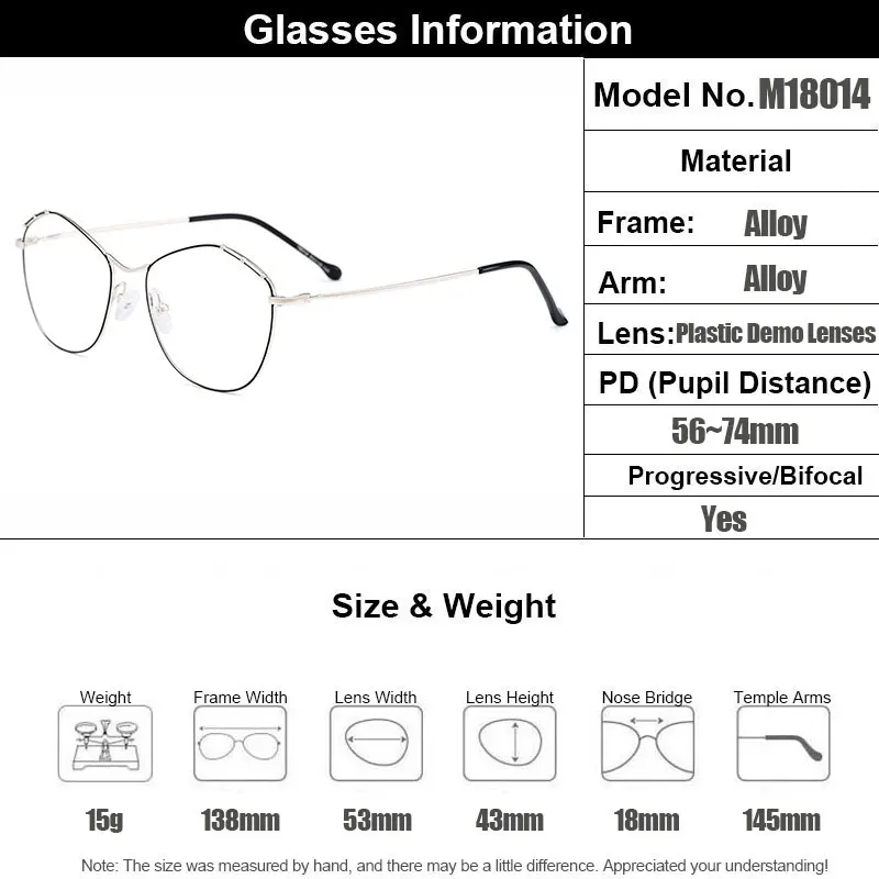 Gmei Optical Urltra-Light Titanium Alloy Oval Women Full Rim Glasses Frames For Myopia Reading Prescription Eyeglasses M18014