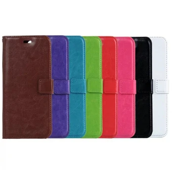 

50pcs/lot Free Shipping!! Crazy Horse Wallet Leather Case for Huawei P8/P8 LITE/P8 LITE 2017/P9/P9 LITE/P9 PLUS