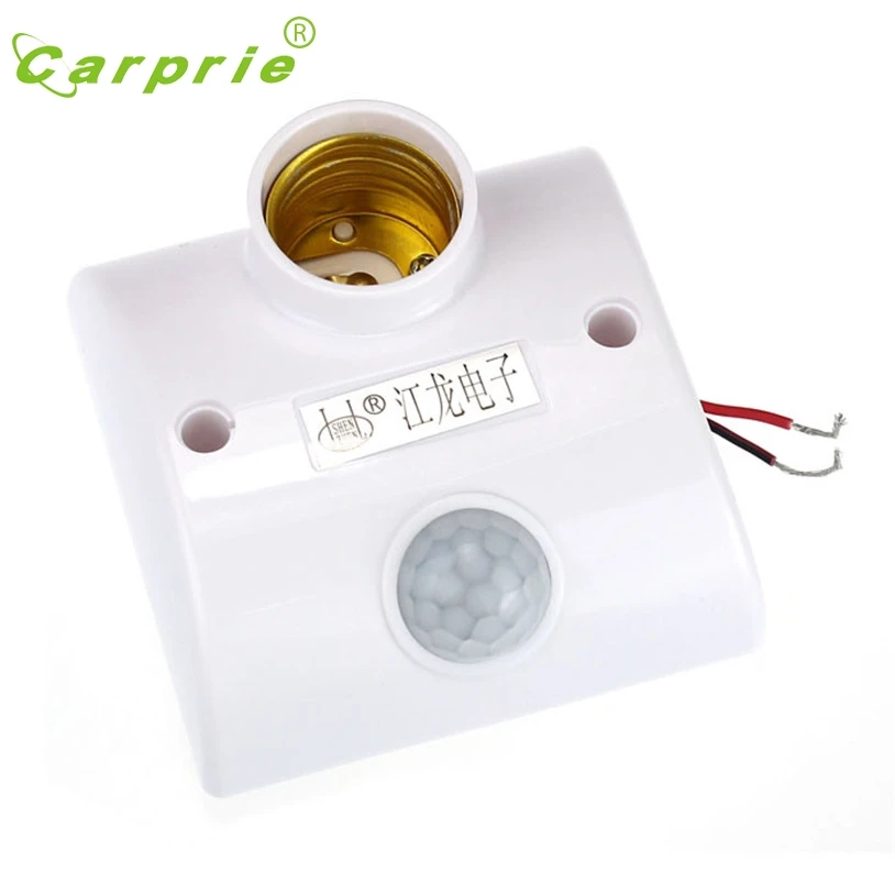 

E27 Infrared Motion PIR Sensor Automatic LED Light Lamp Holder Switch L61206 drop ship