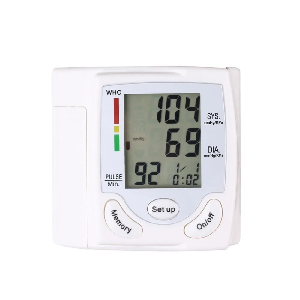 tensiometro LCD digital Blood Pressure Monitor Intelligent Automatic Electronic Arm Pulse Measurement medical pulse oximeter