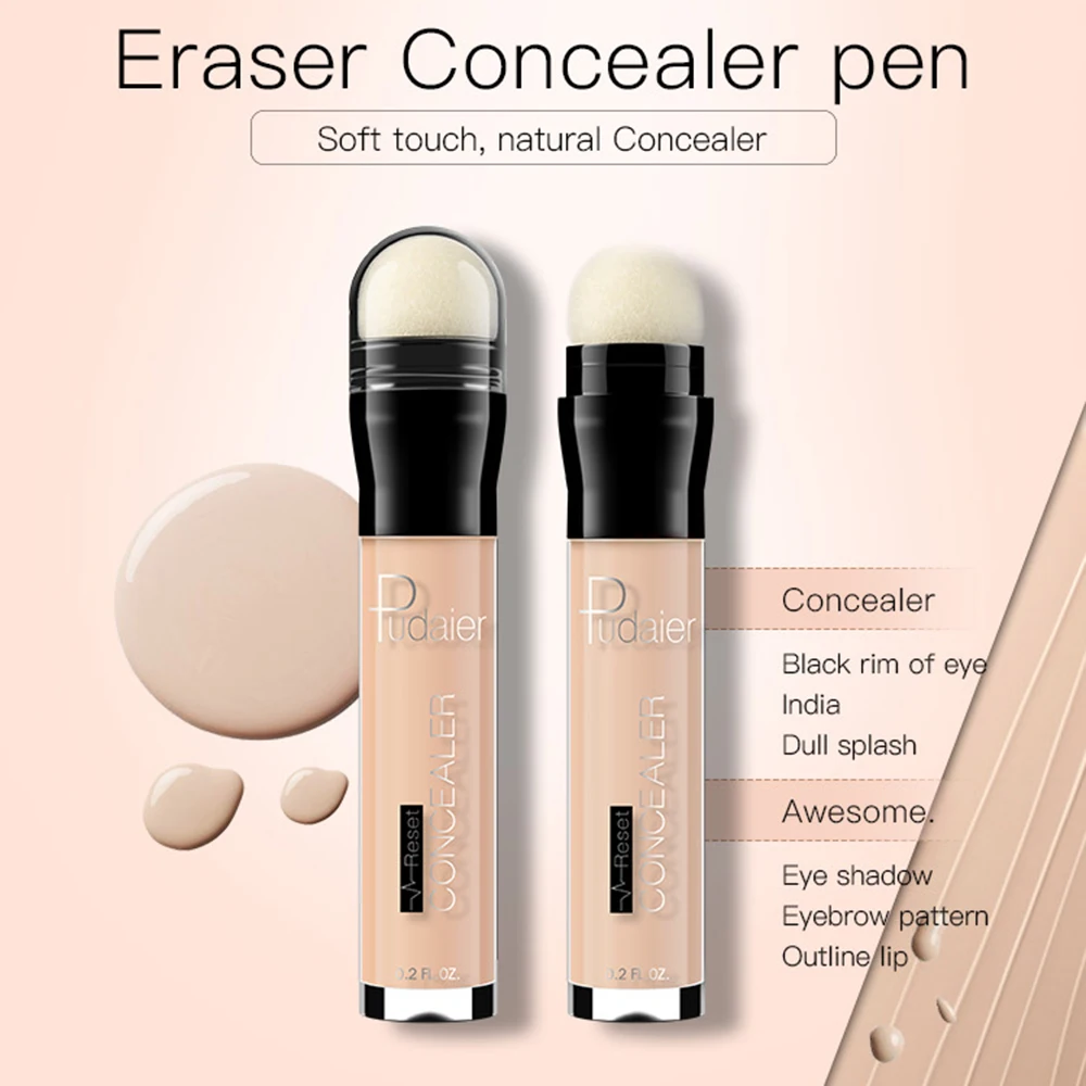 

Face Foundation Concealer Eraser Pen Long Lasting Dark Circles Corrector Contour Concealers Stick Maquillaje Profesional TSLM2