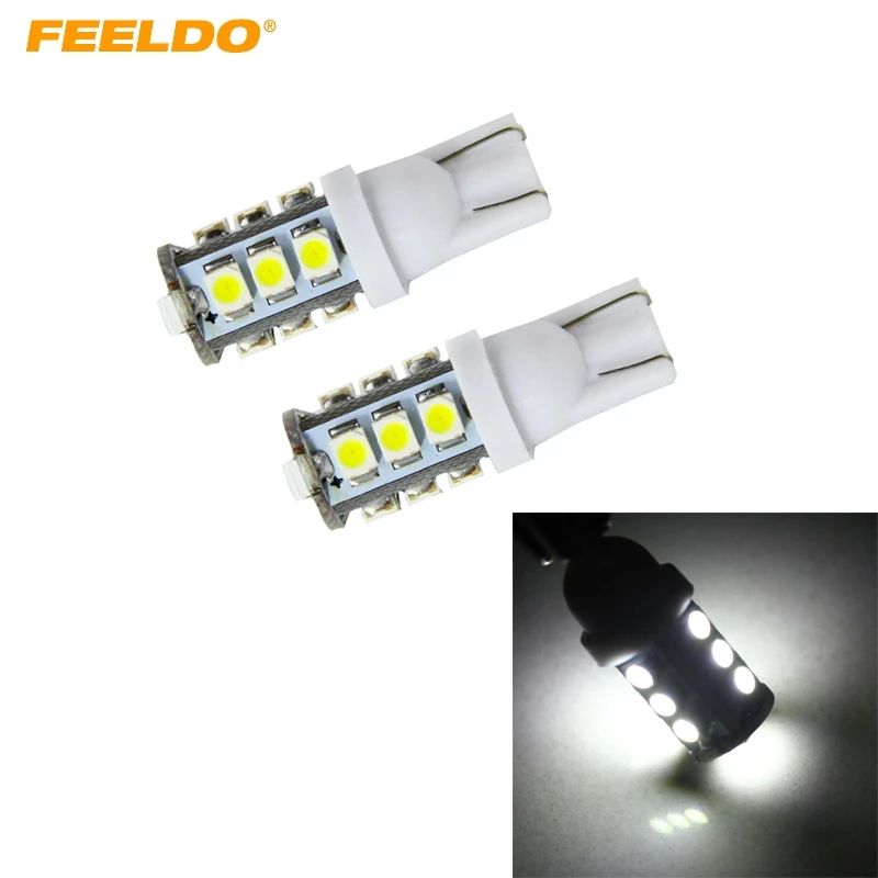 

4Pcs White T10 194 168 1210 13LED 13 SMD Wedge Car LED light Bulbs #FD-928