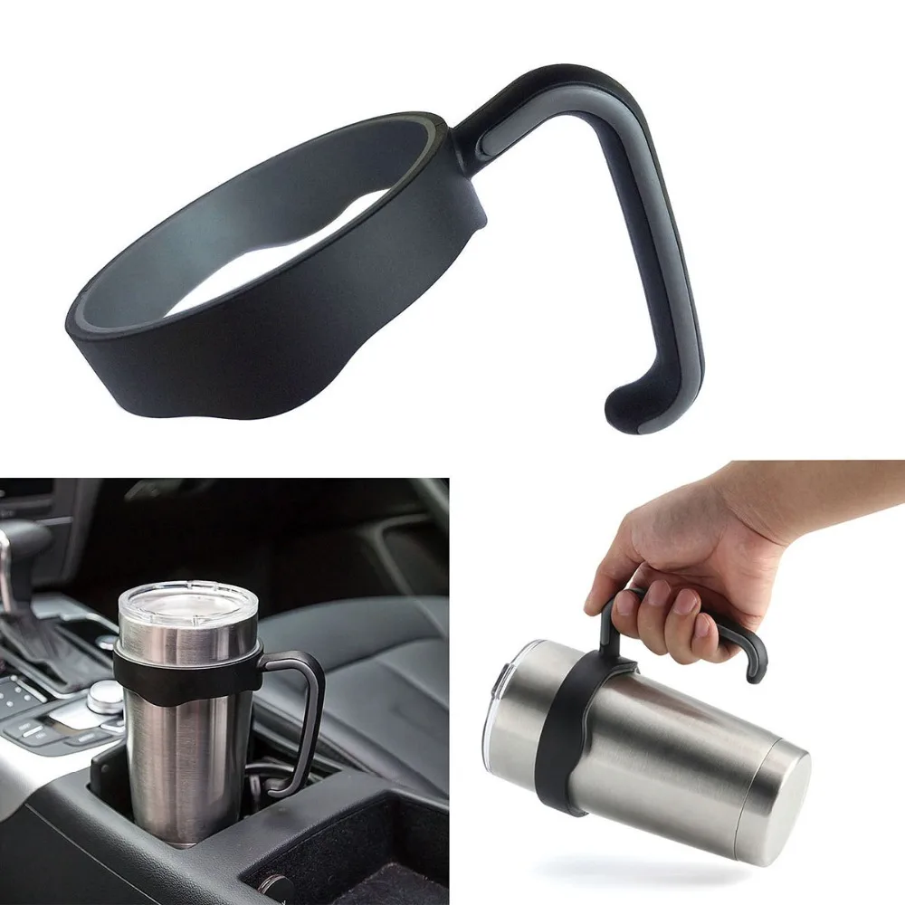 

Portable Hand Holder Cups Handle For Cup Mugs (Black)