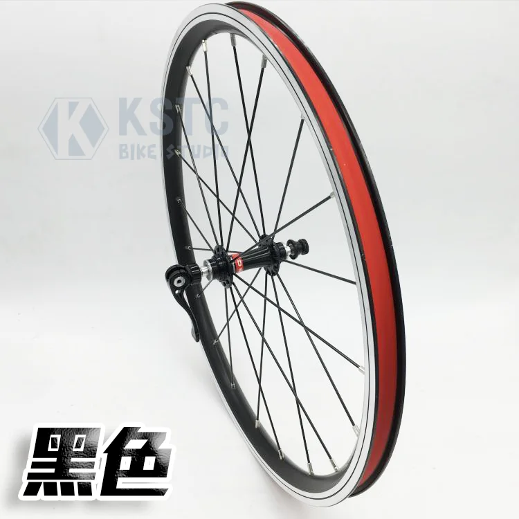 Flash Deal P8 20 inch 406 wheel set Ultralight modified wheel set 2 bearing 74mm Front wheel set folding bike wheels 1