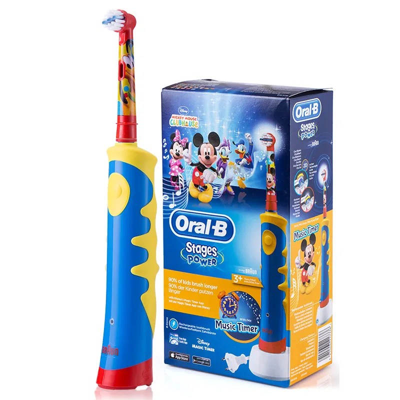 Oral B D10 Children Electric Toothbrush EB10 Replaceable Brush Heads Rechargeable Tooth Brush Music Timer For Kids Ages 3+ Oral B D10 Children Electric Toothbrush EB10 Replaceable Brush Heads Rechargeable Tooth Brush Music Timer For Kids Ages 3+