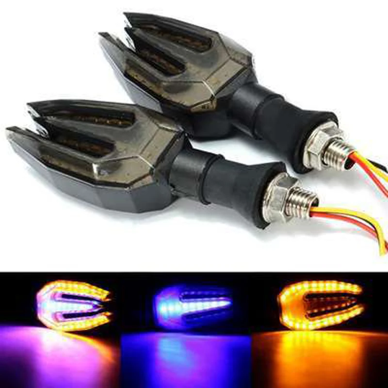 

Motorcycle LED Turn Signals Indicator flashing lights blinkers For motorcycle indicators turn signal triumph tiger 800 stop led