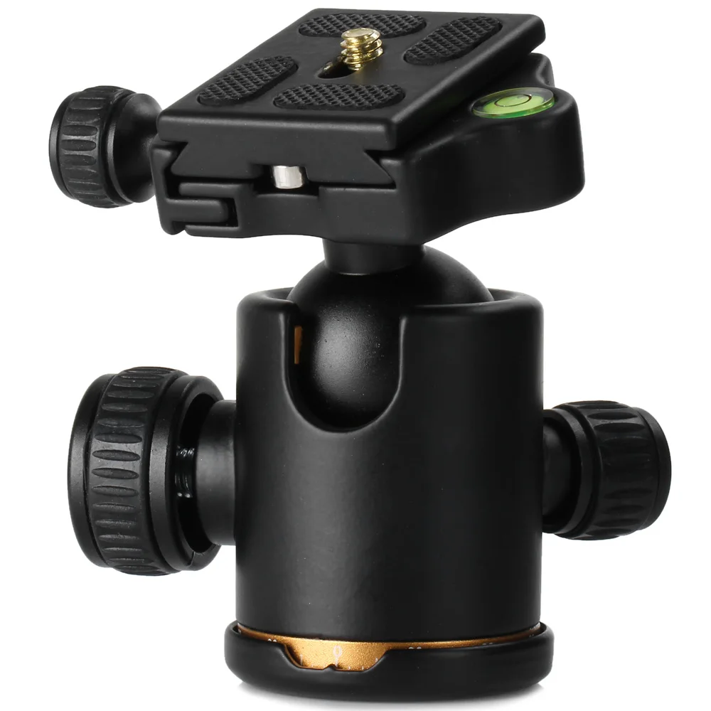 Tripod Monopod Metal Ball Head with Arca Swiss Type PU50 Quick Release