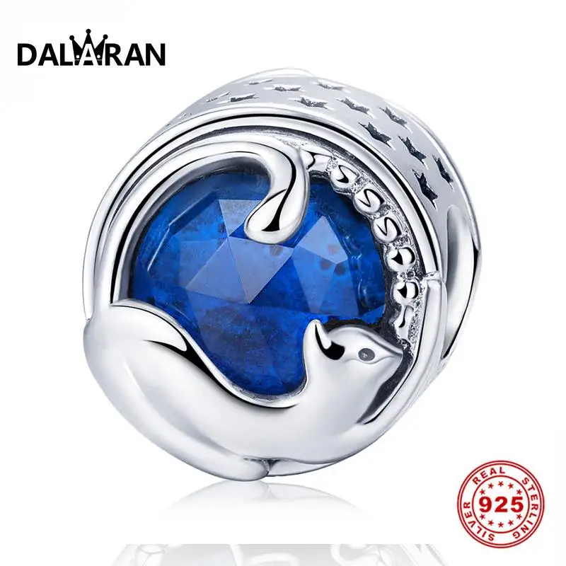 

DALARAN Charms For DIY Jewelry Making Authentic 925 Sterling Silver Otter Beads Fit Women Charm Original Bracelets Necklace Gift