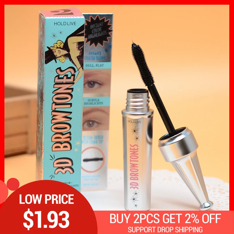 

Hot Sale HOLD LIVE 4D Fiber Lashes Mascara Natural Long Curling Magic Extended Eyelash Mascara Waterproof Cosmetics Eyes Make Up