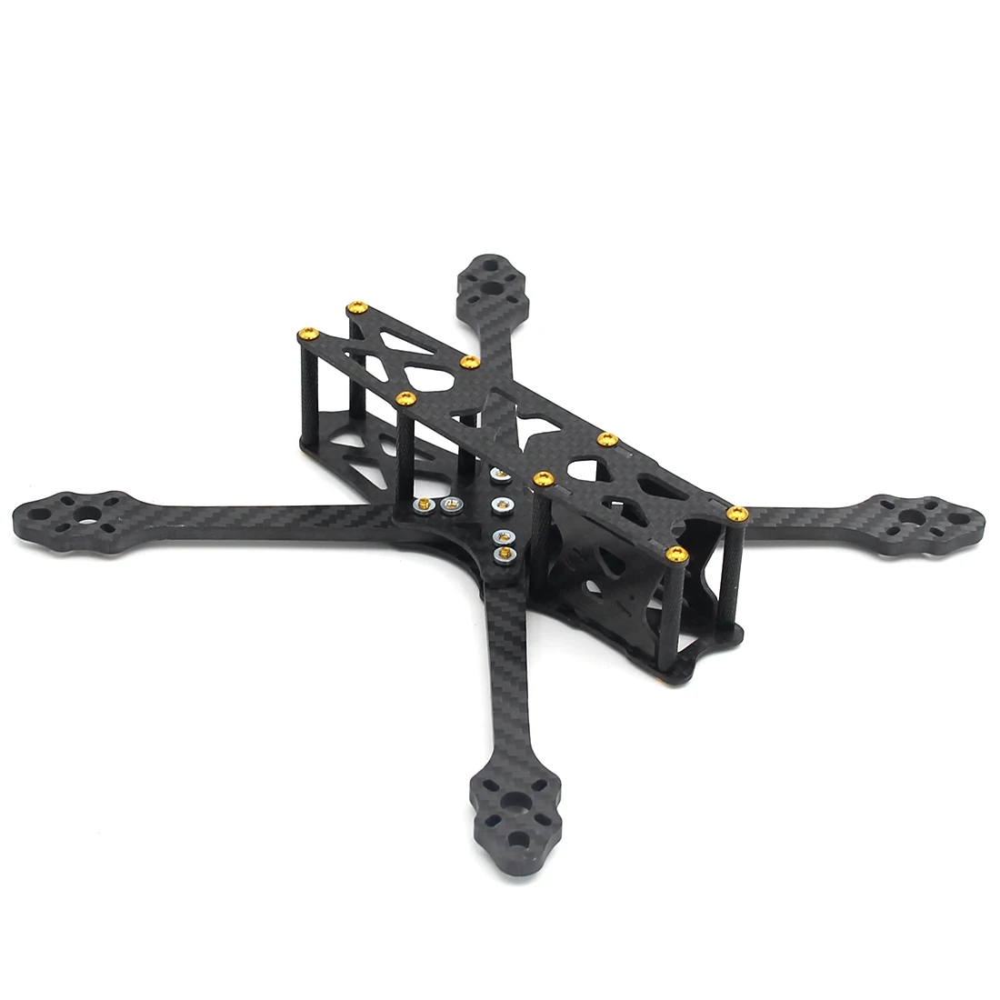 Комплект с золотыми алюминиевыми винтами Johnny 5 дюймов 225 мм для FPV Racing Quadcopter|Детали