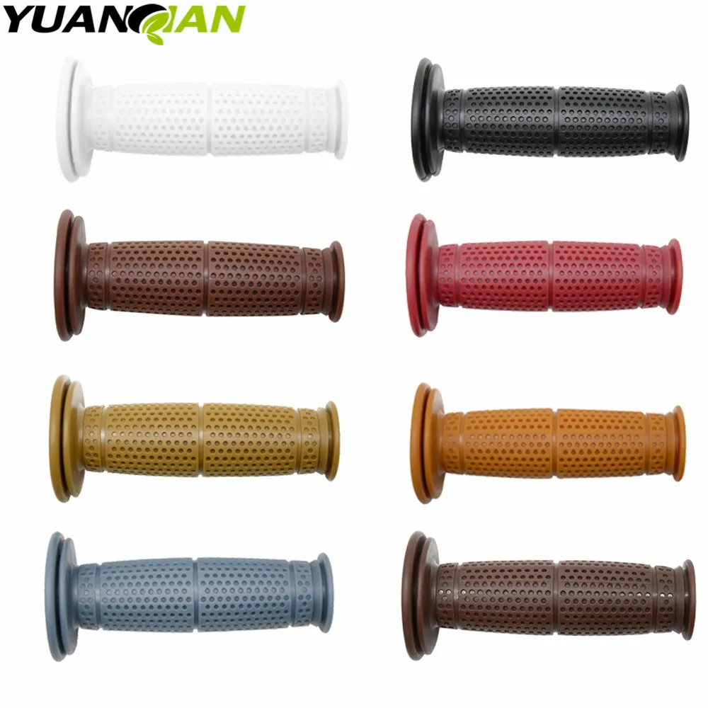 for 1pair Vintage motorcycle 7/8" 22MM Motorcycle handlebar grip handle