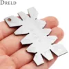 DRELD 1Pc Sliver Stainless Steel Screw Thread Cutting Angle Gage Gauge Measuring Tool ► Photo 1/6