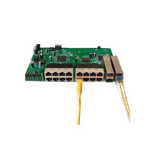 Плата обратного переключателя POE с 16 портами FE + 4 SFP|Оптоволоконное оборудование| |