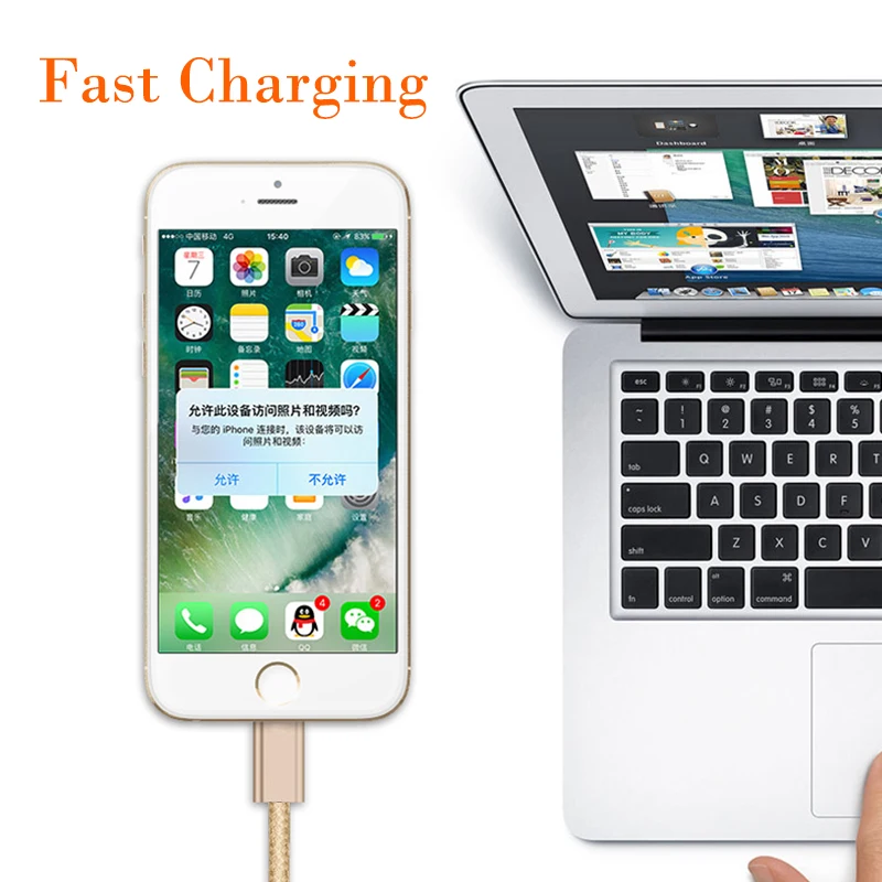 النايلون مضفر USB كابل للهاتف المحمول مايكرو USB نوع C شاحن كابل ل فون X 6 6 7 ثانية 8 ipad سامسونج 6 شحن الكابلات