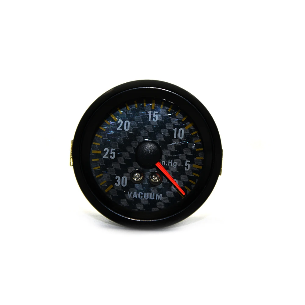 2" 52mm Carbon Fibre Face Black Rim Boost bar gauge/psi/water temp/oil temp/oil press/volts/tachometer/vacuum/ gauge pods