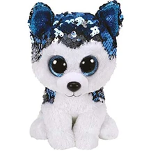 Ty " 15 см слякоть Собака Хаски блесток плюшевый обычный чучело коллекция мягкие большие глаза кукла игрушка