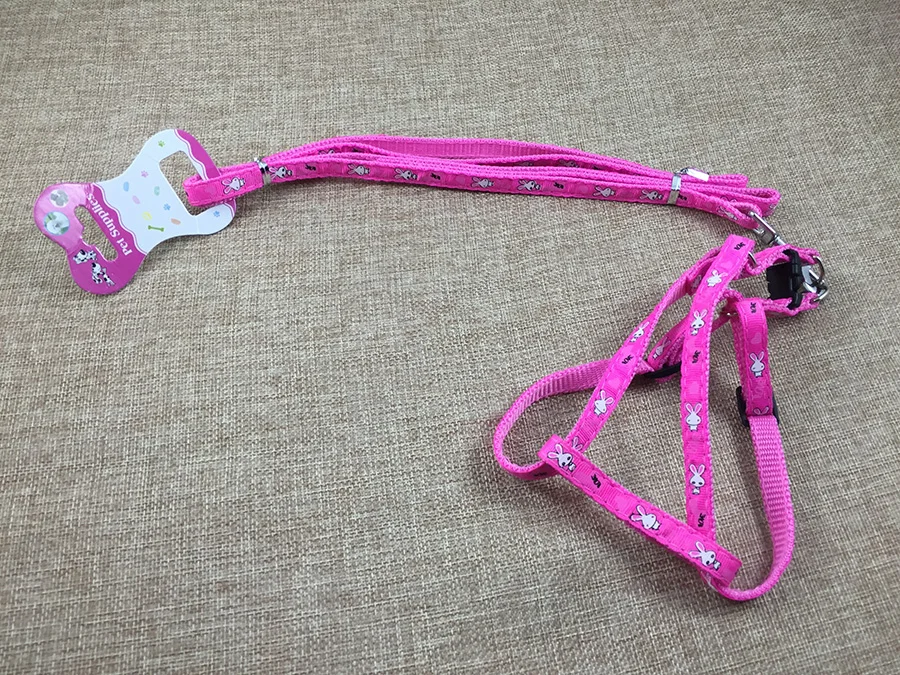 6 pcs/lot Dog Harness Pet Adjustable Training Walking Collar Pet