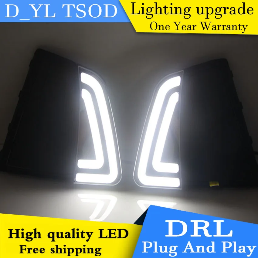

Excellent Car-Specific LED DRL fog light Daytime Running Light fit For Hyundai IX25 2014 2pcs per set