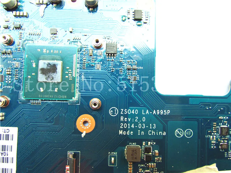 Материнская плата для ноутбука HP 240 G3 14 R 788004 501 материнская ZS040 LA A995P N3540 100%